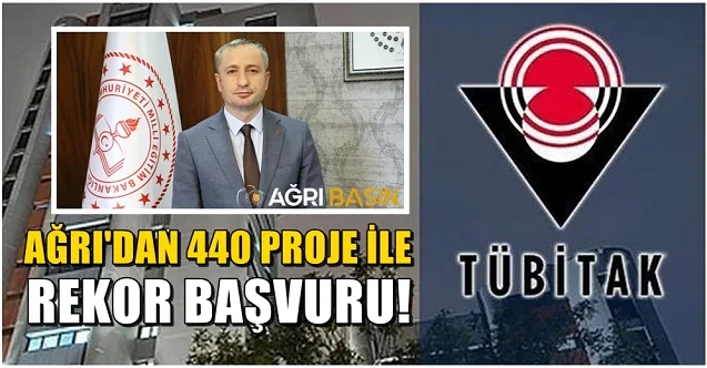 Ağrı’dan TÜBİTAK Yarışmalarına 440 Proje ile Rekor başvuru