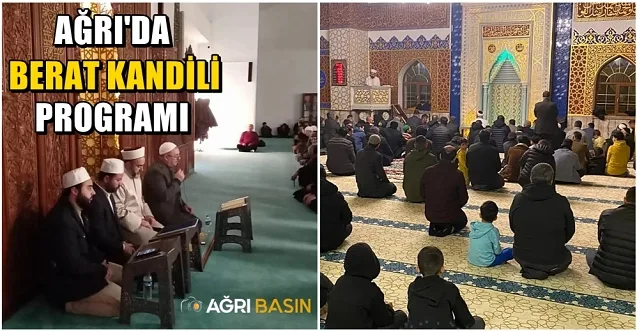 Ağrı Müftülüğü “Berat Kandili” programı düzenledi