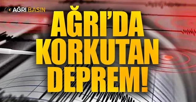 Ağrı Doğubayazıt’ta 4.3 Büyüklüğünde Korkutan Deprem!