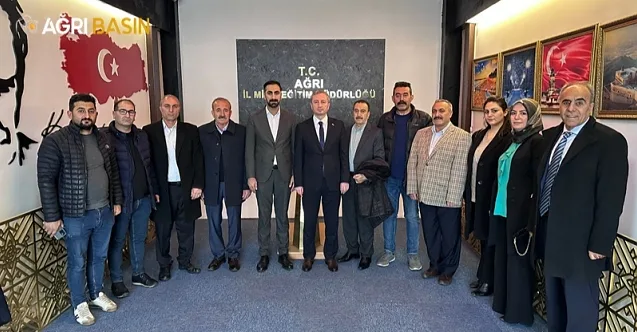 AK Parti Ağrı Merkez İlçe Başkanı Ömer Tahtalı’dan Hasan Kökrek’e ziyaret