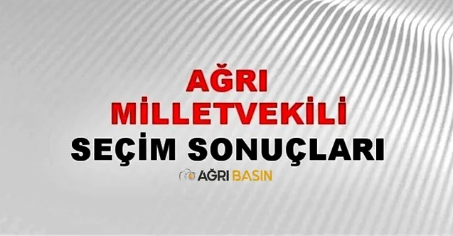 Ağrı Milletvekili Seçim Sonuçları – 2023