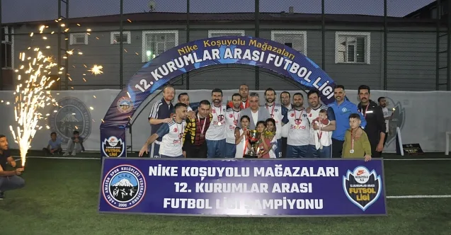 12.Kurumlar Arası Futbol Ligi Şampiyonu Polis Gücü Spor Oldu