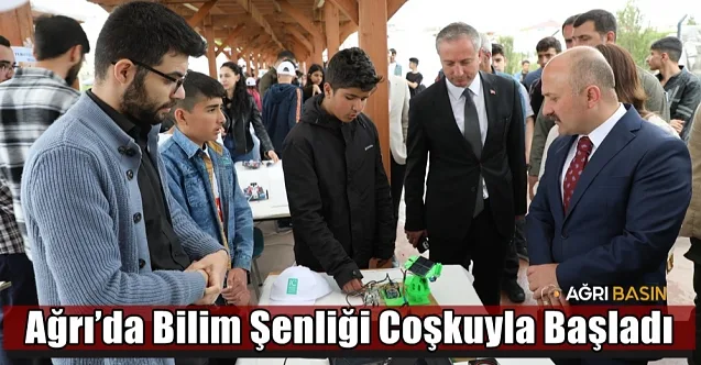 Ağrı’da Bilim Şenliği Coşkulu Başladı 