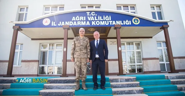 Metin Ofluoğlu’ndan Ağrı İl Jandarma Komutanı Hüsamettin Erol’a Ziyaret
