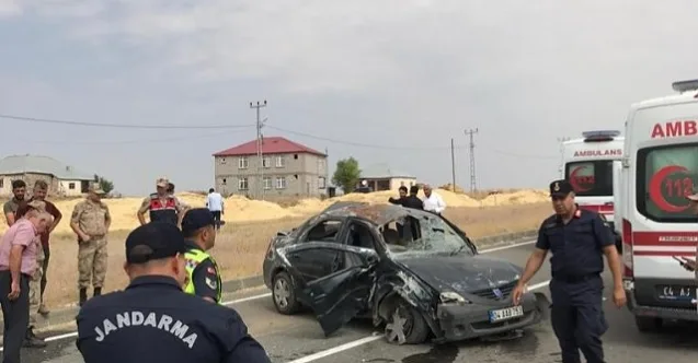 Ağrı’da Traktör ile Otomobil Çarpıştı! 4 Kişi Yaralandı