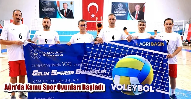 Ağrı’da Kamu Spor Oyunları Başladı