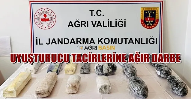 Ağrı’da Uyuşturucu tacirlerine bir darbe daha!