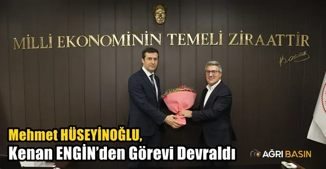 Mehmet HÜSEYİNOĞLU, Kenan ENGİN’den görevi devraldı