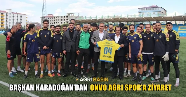 Metin Karadoğan’dan Onvo Ağrı Spor’u Tesislerinde ziyaret