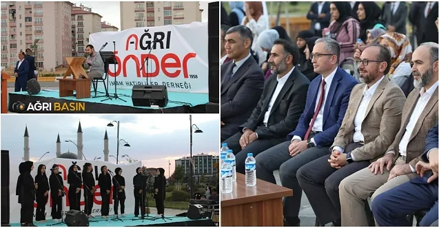 ÖNDER İmam Hatipler Derneği Ağrı Şubesinden Kur’an tilaveti, ilahi ve ezgiler etkinliği