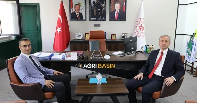 Ağrı İl Milli Eğitim Müdürü Kökrek’ten Din’e ziyaret