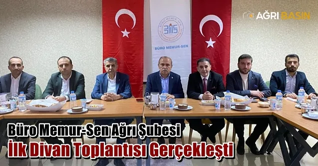 Büro Memur-Sen Ağrı Şubesi İl Divan Toplantısı gerçekleşti