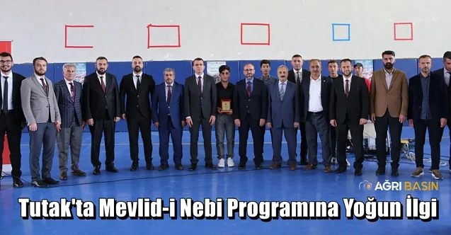 Tutak’ta Mevlid-i Nebi Programına Yoğun İlgi