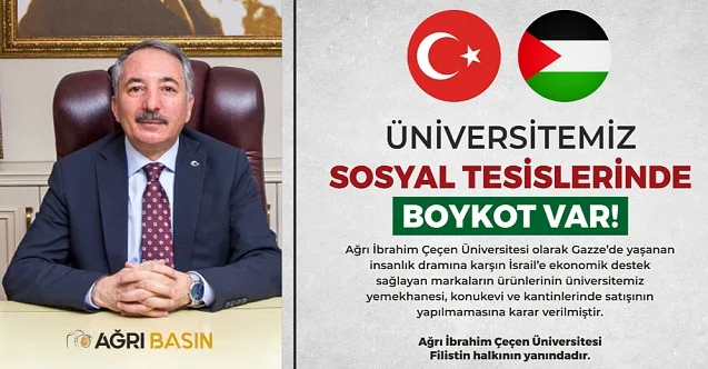 AİÇÜ’den İsrail’e Destek Veren Markalara Boykot