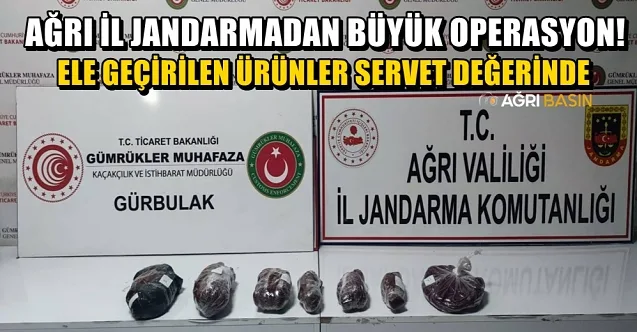 Ağrı’da Jandarma 7 Kilo 302 Gram Safranı Ele Geçirdi!