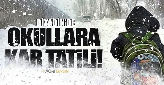 Diyadin’de taşımalı eğitime kar tatili
