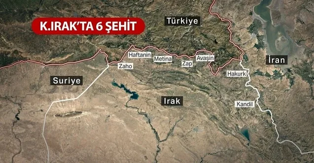 MSB’dan Açıklamaya: Kuzey Irak’ta 6 şehit