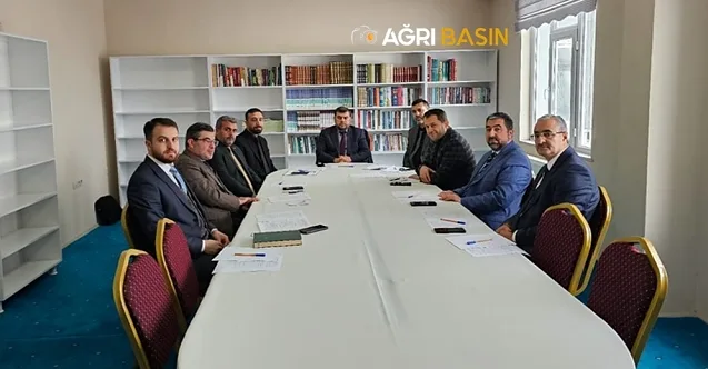 Ağrı’da Ocak Ayı İlçe Müftüleri Toplantısı gerçekleşti