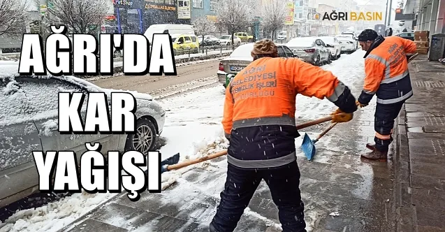 Ağrı’da Yoğun Kar Yağışı