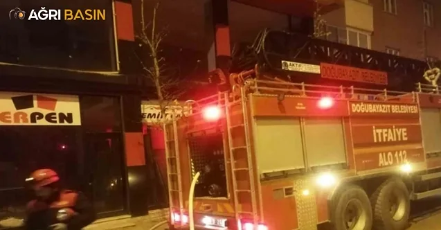 Doğubayazıt’ta Apartman Yangını Hızlı Müdahale İle Söndürüldü