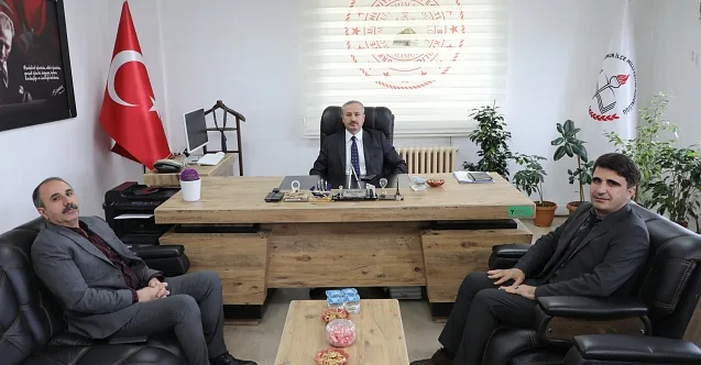 Müdür Kökrek’ten Hamur İlçe Milli Eğitim Müdürü Özmüş’e Ziyaret