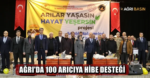 Ağrı’da 100 arıcıya yüzde 75 hibe desteği sağlandı