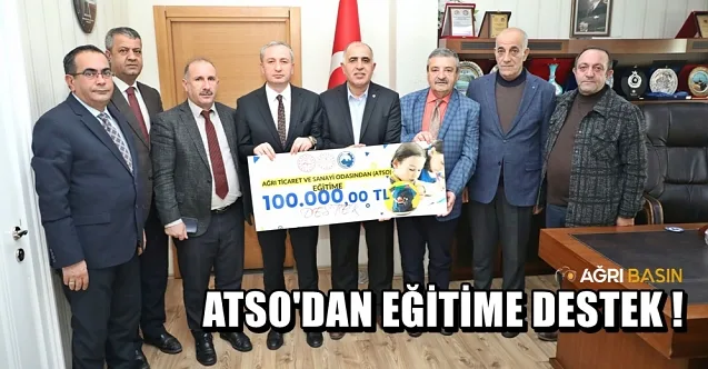 Ağrı Ticaret ve Sanayi Odasından eğitime 100 bin liralık destek