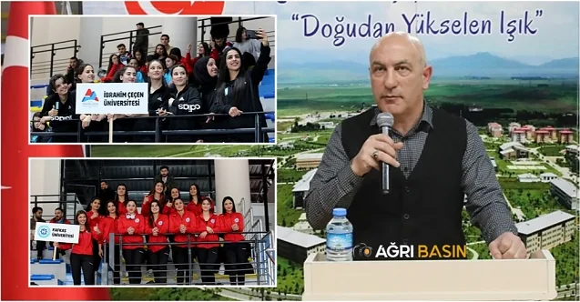 Ağrı’da UNİLİG Voleybol Bölgesel Müsabakaları Başladı