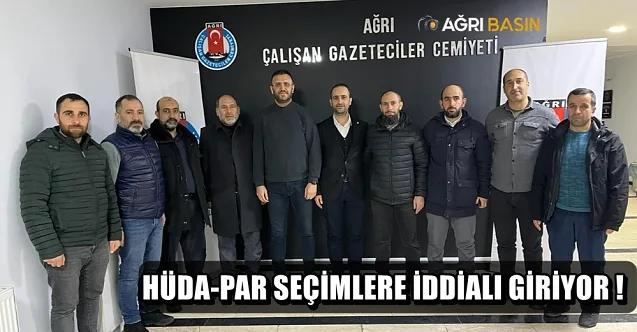 HÜDA-PAR Ağrı Belediye Başkan Adayı Yılmaz’dan AÇGC’ye ziyaret