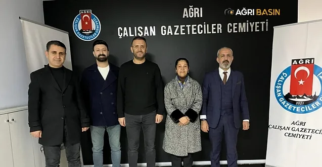 Ağrı DEVA’dan Ağrı Çalışan Gazeteciler Cemiyetine ziyaret