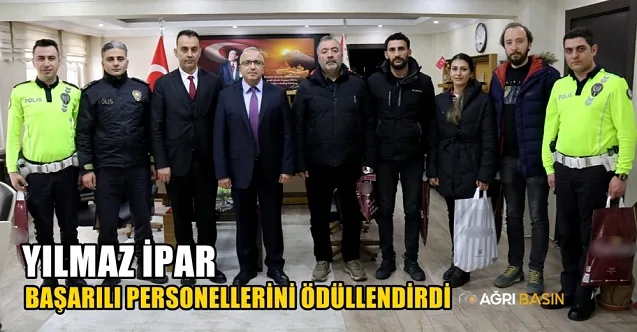 Ağrı İl Emniyet Müdürü İpar, Başarılı Personelleri Ödüllendirdi