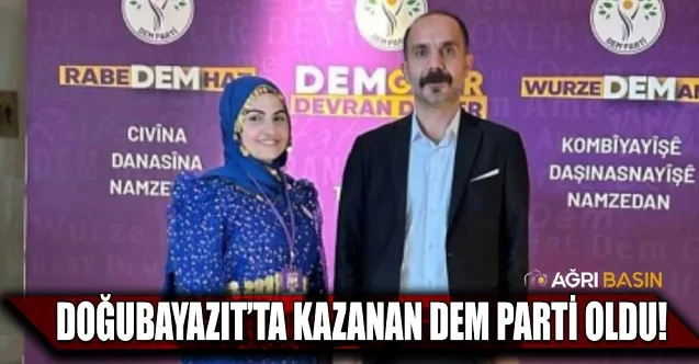 Doğubayazıt’ta DEM Parti Adayları Kenan Alkan ve Aygül Aşan Kazandı