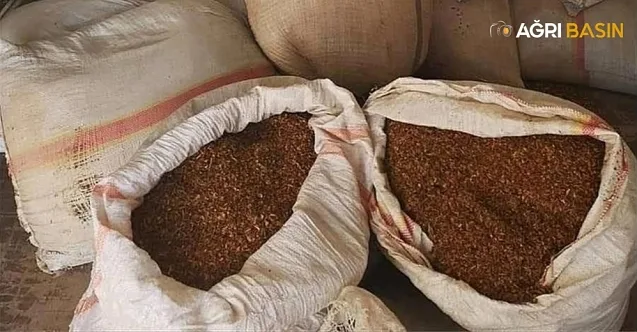 Ağrı’da 7 Ton 700 Gram Kaçak Tütün Ele Geçirildi, 1 Gözaltı