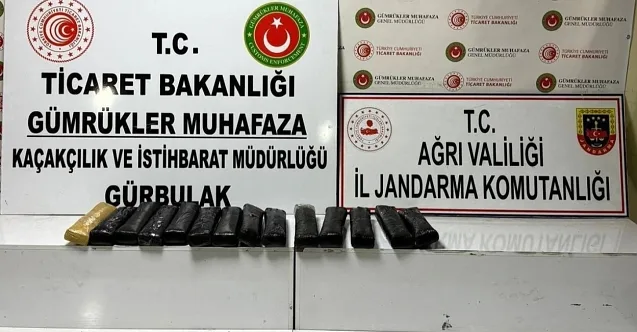 Ağrı İl Jandarma 17 kilo 602 gram metanfetamin ele geçirdi