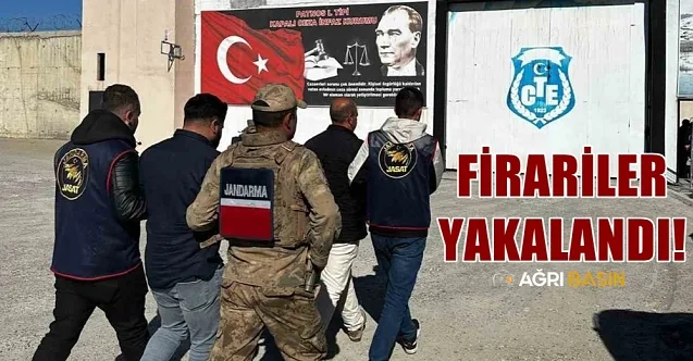 Ağrı’da 4 yıl hapis cezası ile aranan firariler yakalandı