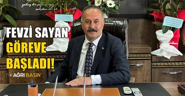 Tutak Belediye Başkanı Fevzi Sayan Göreve Başladı