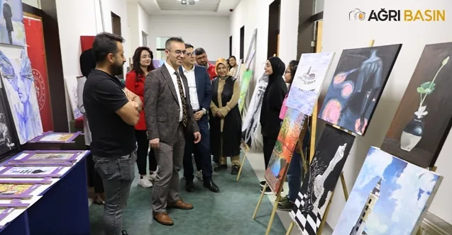 Ağrı’da El Sanatları Sergisi: Gençlik ve Spor İl Müdürlüğü Kurslarından Eserler