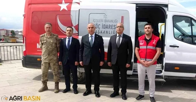 Ağrı’da Mobil Göç Noktası Hizmete Girdi