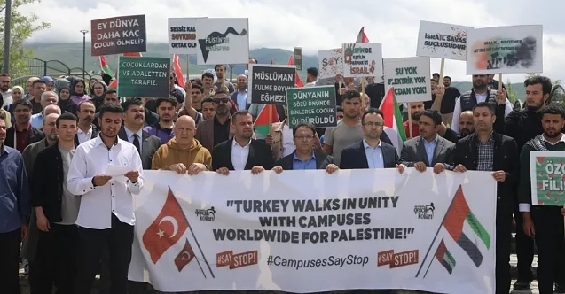 Iğdır Üniversitesi Öğrencileri Filistin’e Destek İçin Yürüdü!