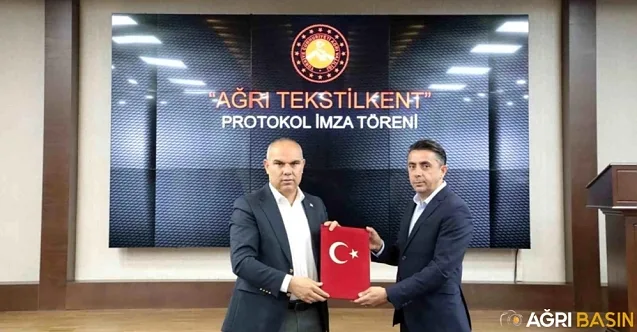 Ağrı’da Yeni Tekstil Fabrikaları İçin Protokol İmzalandı