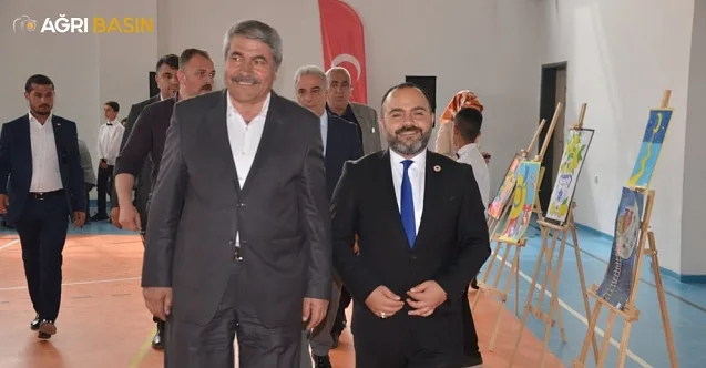 Patnos Aktepe YBO Öğrencilerinin Eserleri Sergilendi