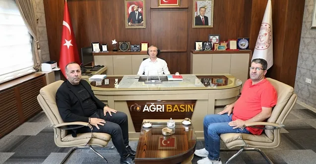 Başkan Özbilgi’den Müdür Kökrek’e ziyaret