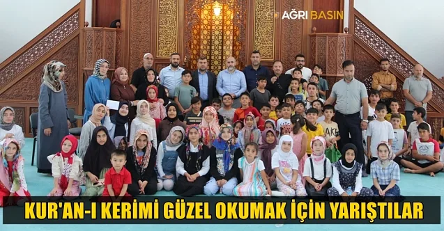 Ağrı’da Kur’an Kursu Öğrencileri Birincilik için Yarıştı