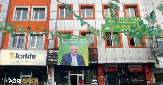 HÜDA PAR’dan Ağrı’da İsmail Heniyye Posteri