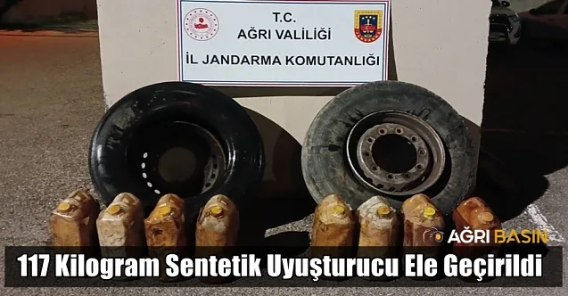 Ağrı’da Operasyon: 117 Kilogram Sentetik Uyuşturucu Ele Geçirildi