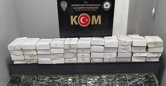 Ağrı’da Eylül Operasyonlarında Kaçak Ürünler Ele Geçirildi