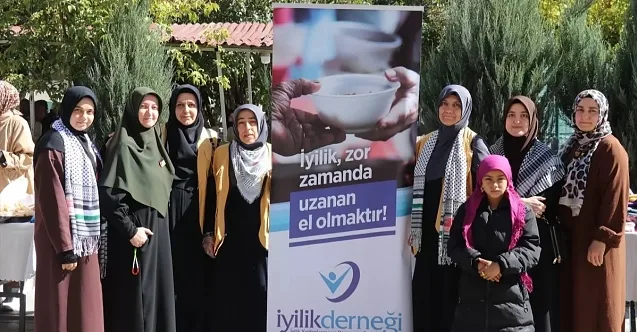 Ağrı’da İyilik Derneği’nden Filistin İçin Kermes