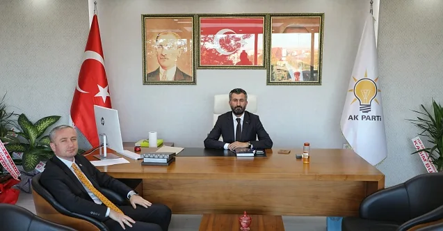 Ağrı Milli Eğitim Müdürü Kökrek’ten AK Parti İl Başkanı Yıldız’a Hayırlı Olsun Ziyareti