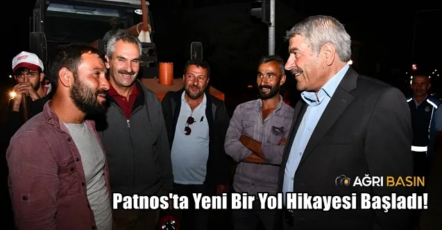 Patnos’ta Yeni Asfalt Yol Hizmete Girdi