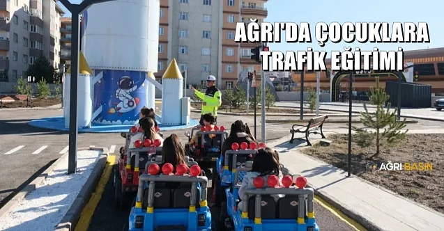 Ağrı’da Çocuklara Uygulamalı Trafik Eğitimi